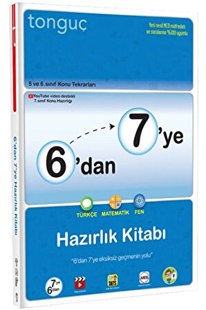 6'dan 7'ye Hazırlık Kitabı / Kolektif / Tonguç Akademi / 9786258152272