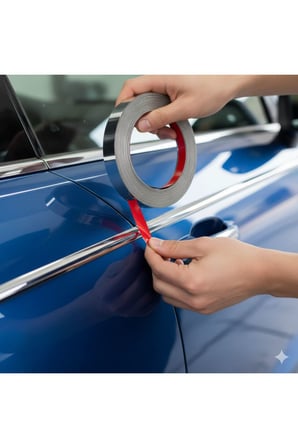 Fiat / Tofaş Tipo Uyumlu Yapışkanlı 18mm 5 Metre Krom Nikelaj Trim Şerit – Araç Dış Dekor Bandı✅
