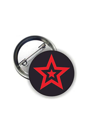 Yıldız Star Y2k Grunge Style Buton Rozet