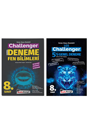 Kafadengi Yayınları 8. Sınıf Challenger 5 Li Genel Deneme + Fen Bilimleri Deneme