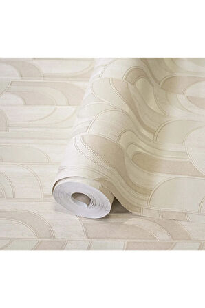 Octagon 1209-2 Modern Duvar Kağıdı (krem)