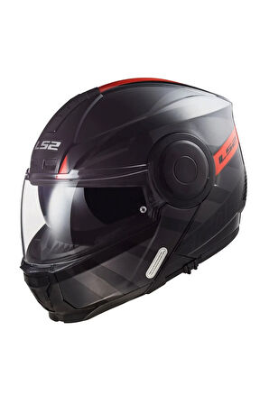 Scope Hamr Mat Siyah-kırmızı Kask
