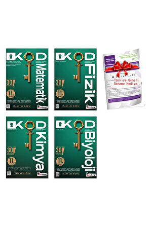 11. Sınıf KOD Haftalık SARMAL Deneme (Matematik+Fizik+Kimya+Biyoloji) TYT Deneme HEDİYE