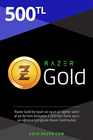Rzr Gold Pin 500 Tl