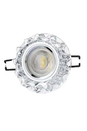 Takım Karanfil Dekoratif Cam Spot Armatür Takım Ct-6595 (beyaz ışık)