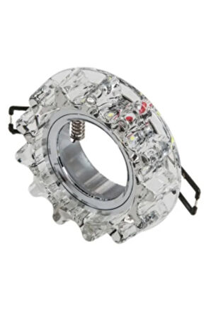 Takım Karanfil Dekoratif Cam Spot Armatür Takım Ct-6595 (beyaz ışık)