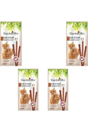 Garden Mix Dana Etli Kedi Stick Ödül 3*5 gr x 4 Adet