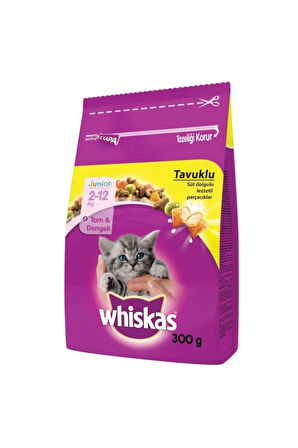 Tavuklu Kuru Yavru (2-12 AYLIK) Kedi Maması 300 gram (14 ADET)