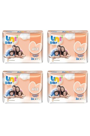 Uni Baby Aile Islak Havlu 12 x 52 