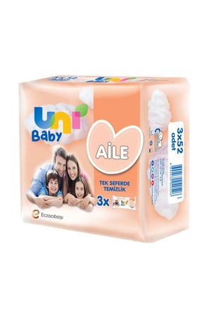 Uni Baby Aile Islak Havlu 12 x 52 