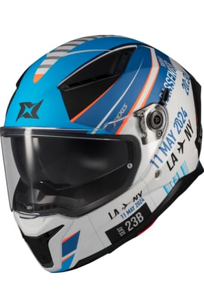 Motosiklet Kask Panther Sv Parlak A7 Full Face Güneş Vizörlü ECE 22.06R Motor Kaskı
