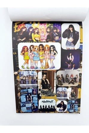 Manifest sticker albüm içeriğinde 16 sayfa 100 den fazla sticker