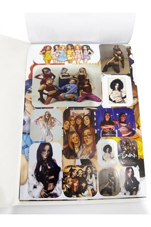 Manifest sticker albüm içeriğinde 16 sayfa 100 den fazla sticker