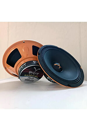 Brave 20cm Amfi Tipi 200w 100rms Midrange Hoparlör Takımı Br-8