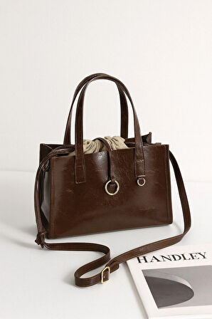 Luxe Halo Bag – Halkalı Omuz & Çapraz Çanta