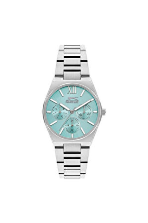 Sl.09.2243.4.05 Quartz Çelik Gri Mavi Kadran 34 Mm Kadın Kol Saati