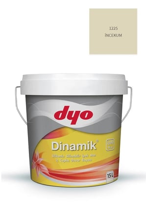 Dinamik Silikonlu Silinebilir Ipek Mat Iç Cephe Duvar Boyası 0986 Begonya 15 Lt