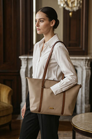 Prestij Shopper Lüks Omuz Çantası