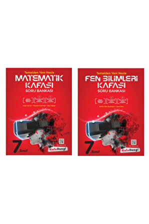 Kafadengi Yayınları 7. Sınıf Fen + Matematik Kafası Soru Bankası