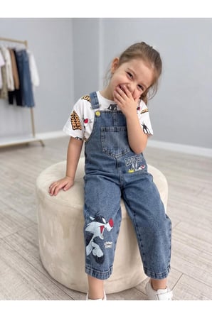 Salopet Trend 2 Parça Kombin 3-6 Yaş 