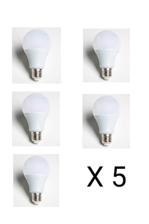 Led Ampul Beyaz 5 Adet 15 W 6400k