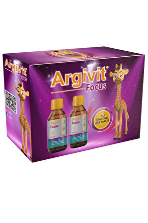 Argivit Focus Şurup 150 ml 2 Adet