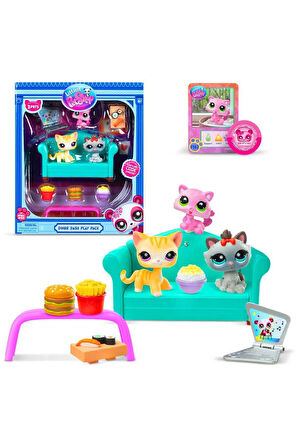 Seçtim Aldım Minişler 636 Akşam Yemeği Oyun Seti 3 Lü Miniş Figür 4