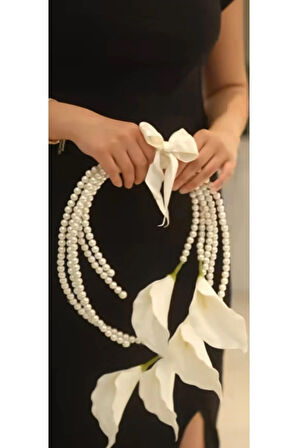 Gala ve incili trend gelin çiçeği