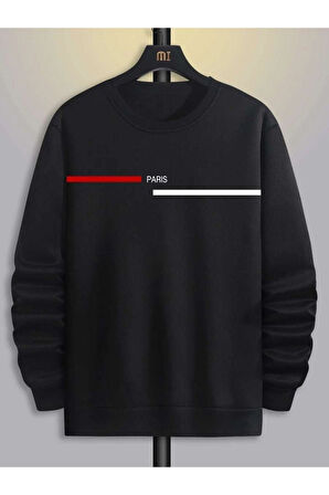 LUNAVISITA Unisex Intense Feelings Baskılı Oversize Sweatshirt