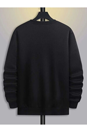 LUNAVISITA Unisex Intense Feelings Baskılı Oversize Sweatshirt