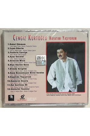 Cengiz Kurtoğlu Hayatımı Yaşıyorum Cd (Jelatininde Sıfır Cd)