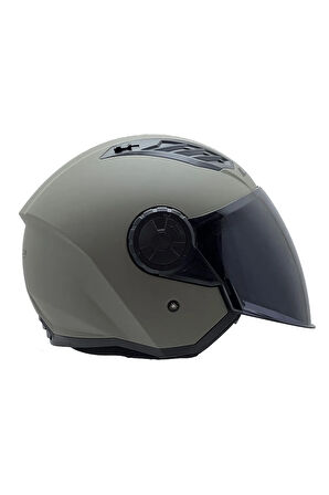 AIRFLOW 2 MAT KUM KASK SİYAH CAM
