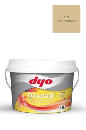 Dinamik Silikonlu Silinebilir Ipek Mat Iç Cephe Duvar Boyası 3212 Irmak Yeşili 2,5 Lt