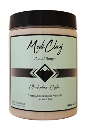 MEDİCLAY PELOİD BANYO VE AYAK TERAPİ BENTONİT KİLİ 1KG 