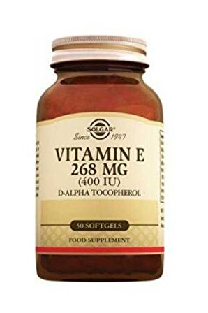 Solgar Vitamin E 400 IU 50 Softgel