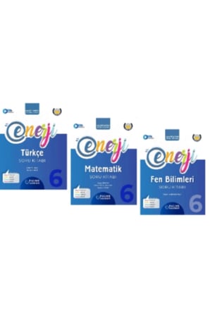 6.SINIF ENERJİ TÜRKÇE - MATEMATİK - FEN BİLİMLERİ SORU KİTABI