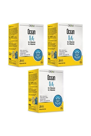 Ocean D3k2 Damla 20 ml 3 Adet