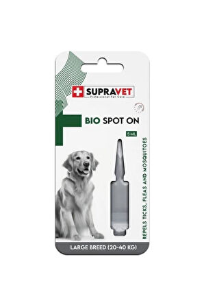 Büyük Irk Köpek Deri ve Tüy Bakım Yağı; Bit, Pire, Kene Dış Asalak Damlası 20-40 kg 5 Ml