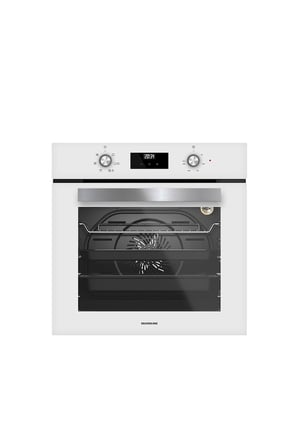 Silverline Beyaz Cam Ankastre Set - BO6502W02 Fırın, CS5700E6W01 Ocak, 3481 Flam 60 cm Davlumbaz