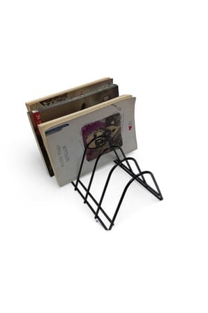 Klasik 6 bölmeli metal masaüstü ayaklı kitaplık Siyah Metal 6 24 cm 4 cm Metal 13 cm