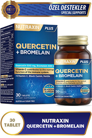 Nutraxin Quercetin+Bromelain 30 Tablet