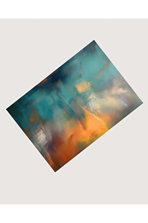 Çerçevesiz Poster, Dijital Baskı Soyut Gizemli Yansımalar, Salon Ofis Oturma Odası Dekorasyon,Poster