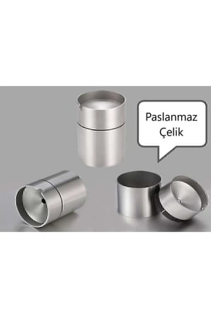 Saral Brothers Dekoratif Paslanmaz Çelik Küllük 9cm