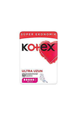 Kotex Ultra Hijyenik Ped Ultra Uzun 8 x 18
