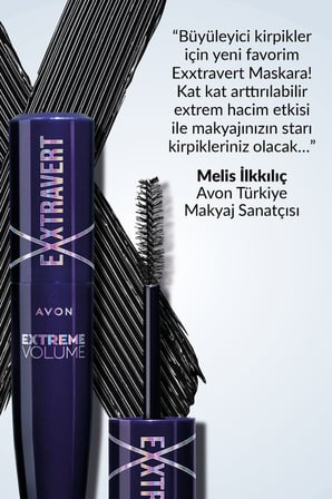 Exxtravert Ekstra Hacim Veren Maskara 9 Ml. Blackest Black