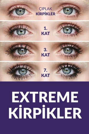 Exxtravert Ekstra Hacim Veren Maskara 9 Ml. Blackest Black