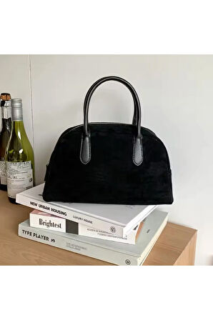 2024 Sonbahar Ve Kış Yeni Retro Çanta Niş Tasarım High-End Boston Kadın Çantası