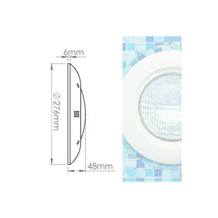 32 watt sıva üstü havuz lambası