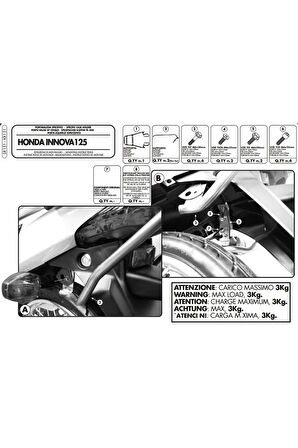 Sr151hondaınnovıa125(07-14)arkaçantataşıyıcı