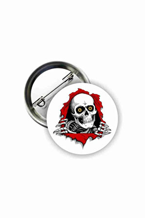 Powell Peralta Skull Buton Rozet